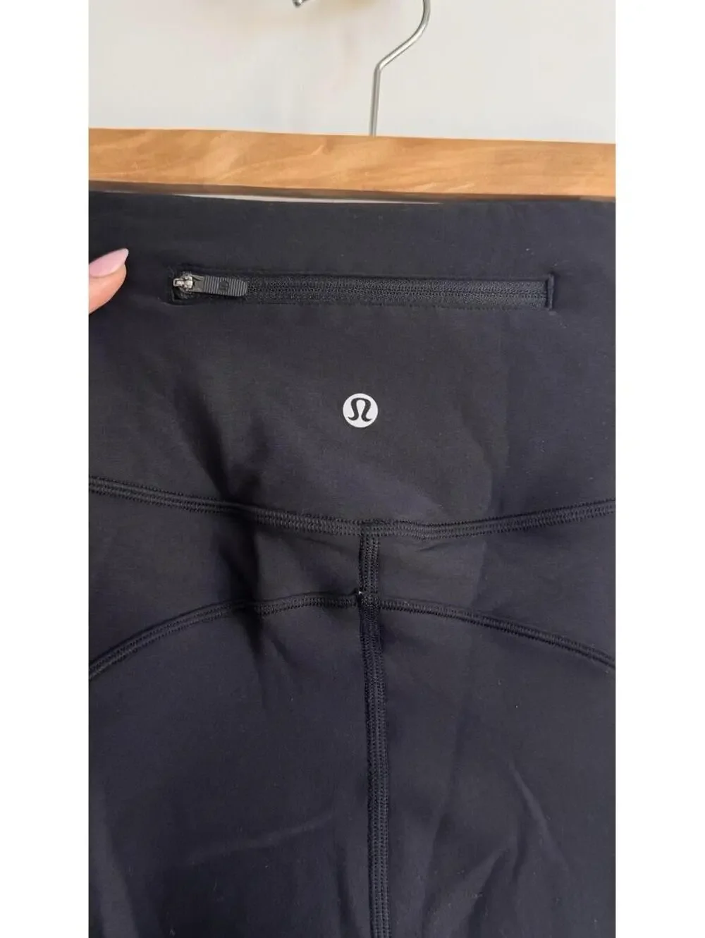 Lululemon Speed Tight IV Full On Luon Leggings Black Size 2 High Rise